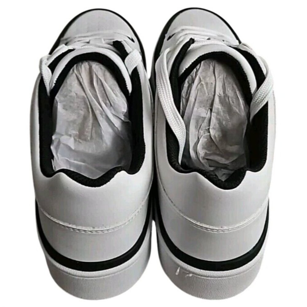 Calvin Klein Aubrie Sneaker Women's Classic Size 8 New White and Black - Picture 4 of 6